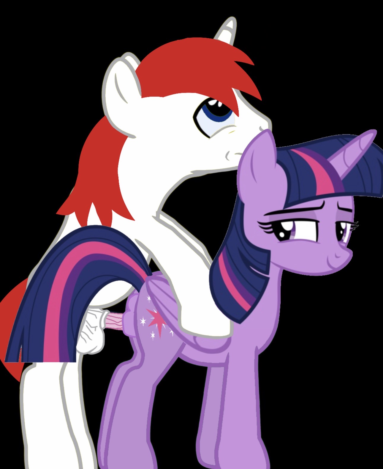 Twilight Sparkle gives L Money sex Pink Penis Balls, Scrotum. Blank Meme Template