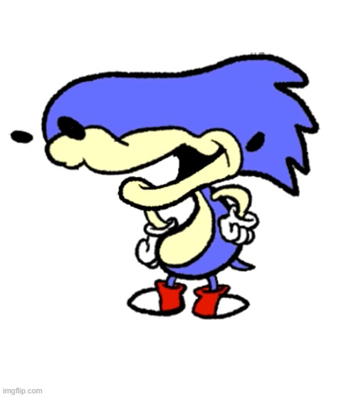 Goobus Sonic Blank Meme Template