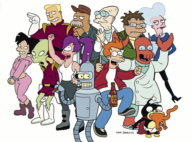 Futurama cast Blank Meme Template