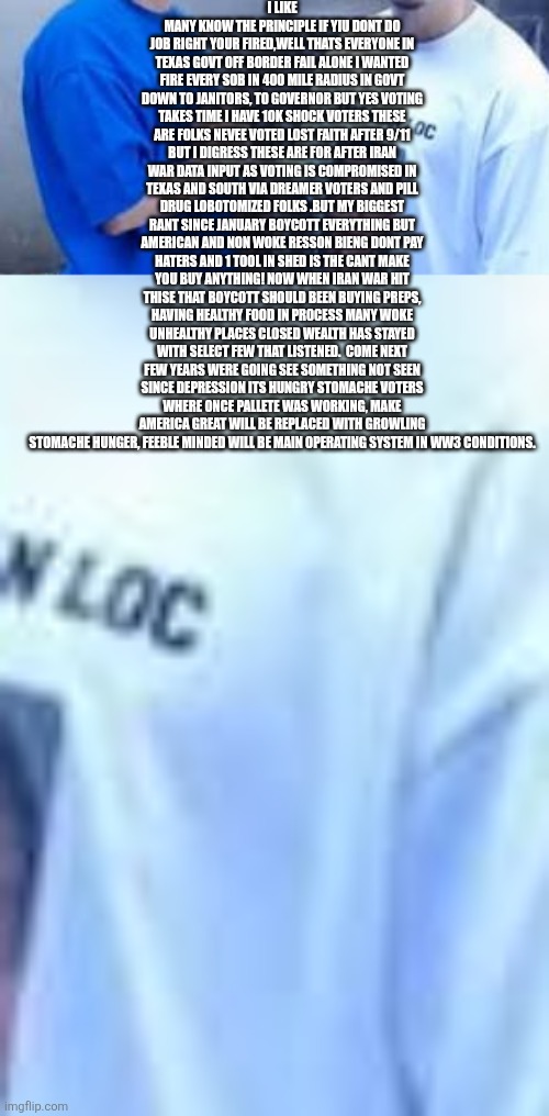 Decoders boycott proves handy, Wokism ends when WW3 begins | I like many know the principle if yiu dont do job right your fired,well thats everyone in texas govt off border fail alone I wanted fire every sob in 400 mile radius in govt down to janitors, to governor but yes voting takes time I have 10k shock voters these are folks nevee voted lost faith after 9/11 but I digress these are for after iran war data input as voting is compromised in texas and south via dreamer voters and pill drug lobotomized folks .But my biggest rant since January boycott everything but American and non woke resson bieng dont pay haters and 1 tool in shed is the cant make you buy anything! Now when iran war hit thise that boycott should been buying preps, having healthy food in process many woke unhealthy places closed wealth has stayed with select few that listened.  Come next few years were going see something not seen since depression its hungry stomache voters where once pallete was working, make America great will be replaced with growling stomache hunger, feeble minded will be main operating system in ww3 conditions. | image tagged in decoder | made w/ Imgflip meme maker