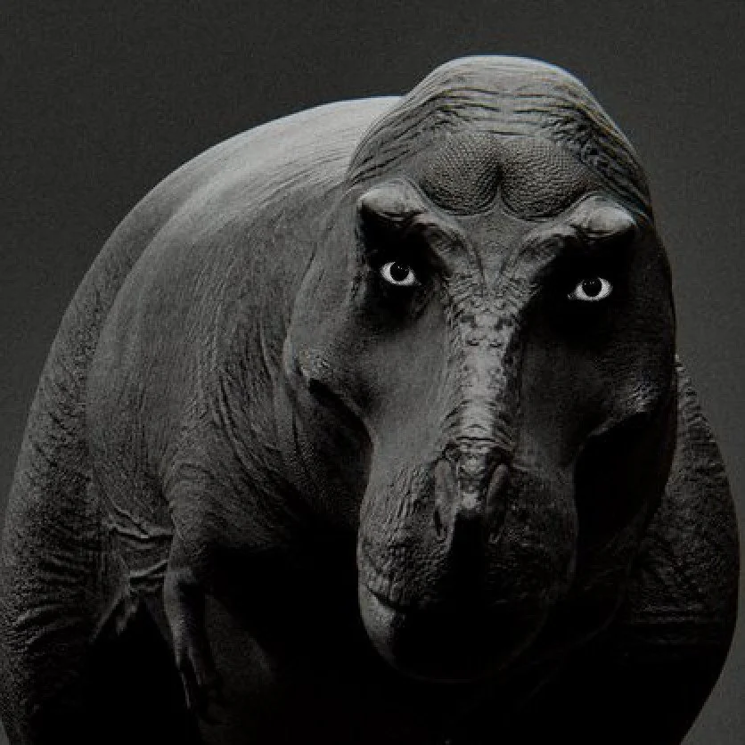 scary t-rex Blank Meme Template