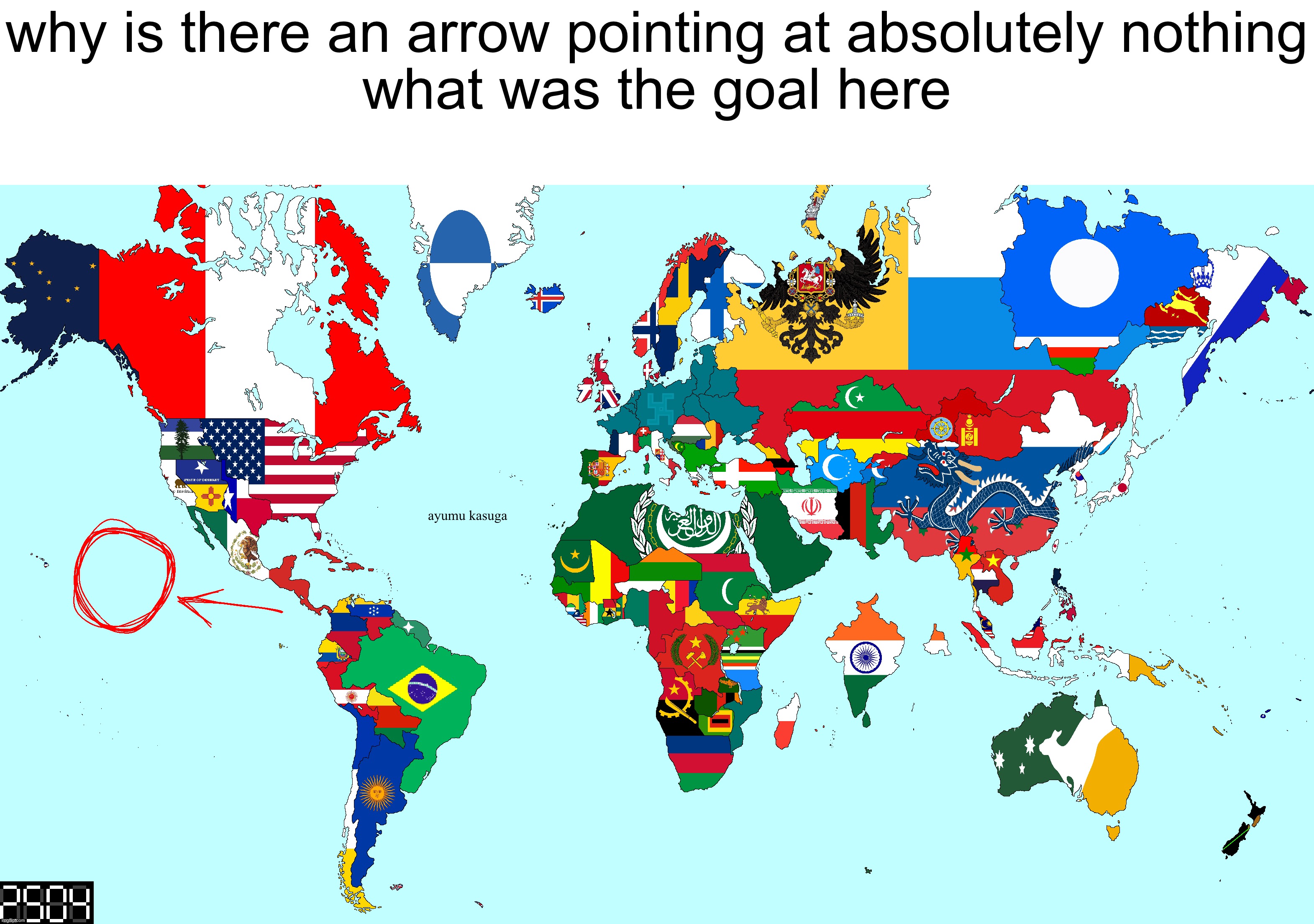 why is there an arrow pointing at absolutely nothing
what was the goal here | made w/ Imgflip meme maker