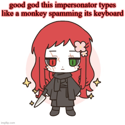 like bro, i know you can spell, you didn't fail kindergarten for ts | good god this impersonator types like a monkey spamming its keyboard | image tagged in dragnoc time manipulating doll | made w/ Imgflip meme maker