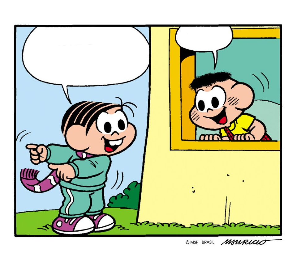 Mônica vamos Blank Meme Template