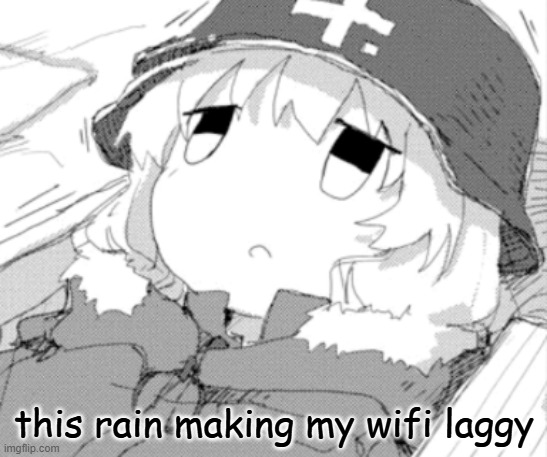 yuuri laying down | this rain making my wifi laggy | image tagged in yuuri laying down | made w/ Imgflip meme maker