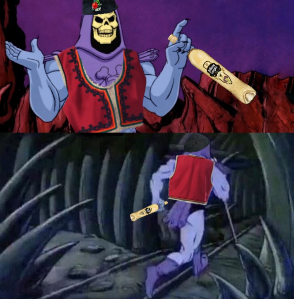 Skeletor Bulgarian edition Blank Meme Template