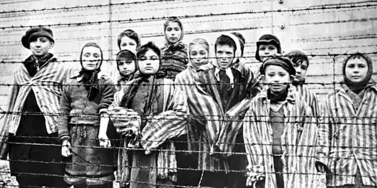 Child survivors Holocaust 1945 Blank Meme Template