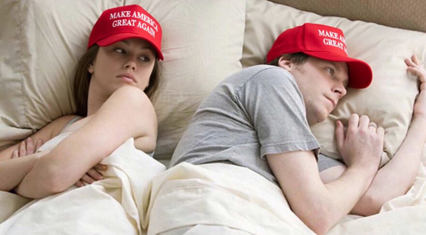 Maga thinking about other maga Blank Meme Template
