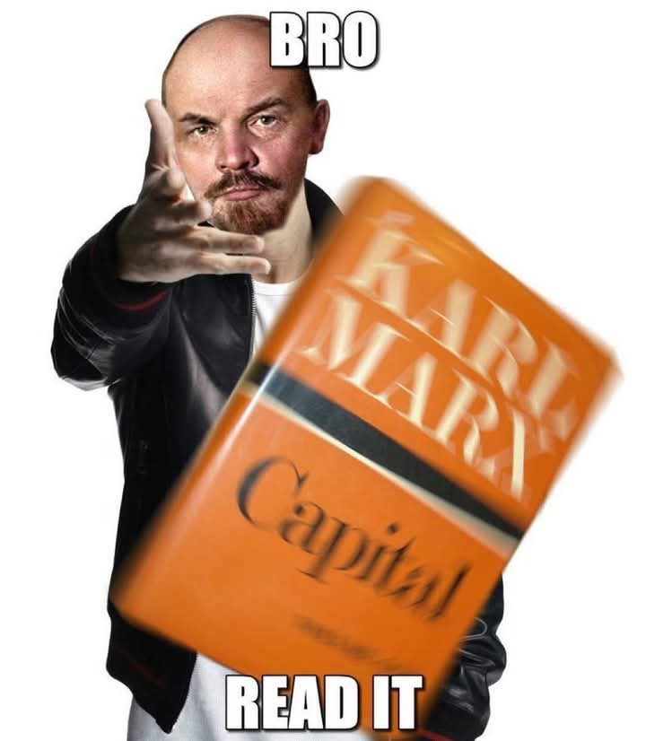 Lenin throwing book Blank Meme Template