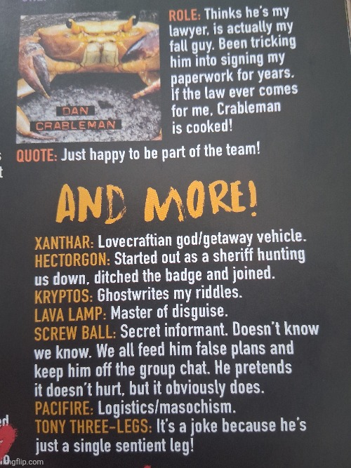 Oh, I guess he really was just called Lava Lamp. | made w/ Imgflip meme maker