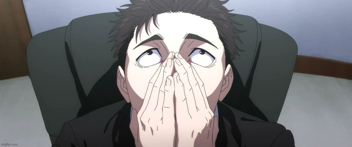 image tagged in higuruma oh my god | made w/ Imgflip meme maker