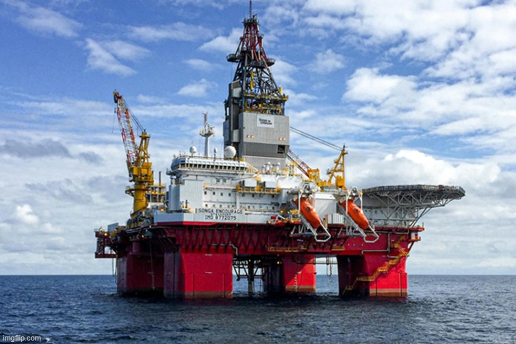 offshore oil rig | image tagged in offshore oil rig | made w/ Imgflip meme maker