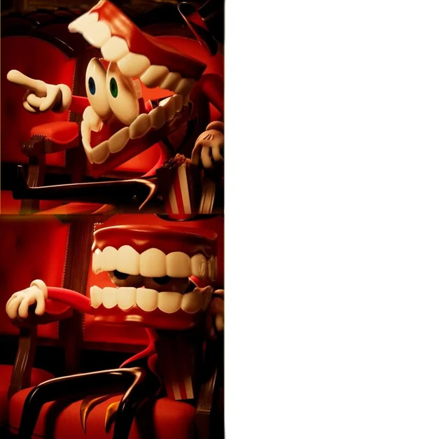 Drake Hotline Bling but it's Caine Blank Meme Template