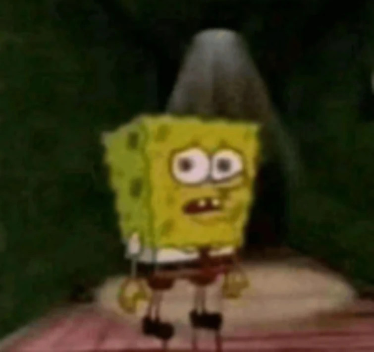 sad spongebob Blank Meme Template