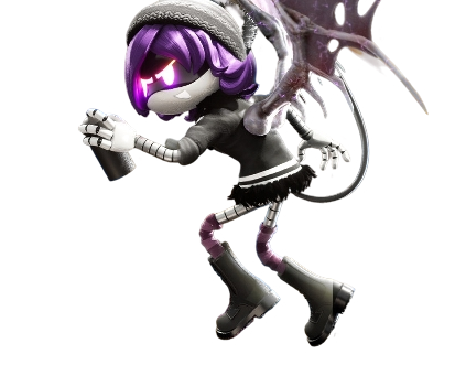 Winged Uzi Doorman with Spray Paint Blank Meme Template