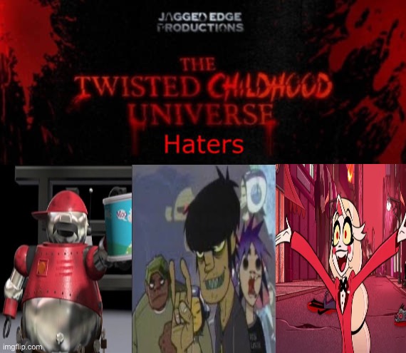 I’m not ruining fill-in memes (aka Tex, Charlie, and the Gorillaz like the Poohniverse haters) | image tagged in ruin this fill in meme 561,deviantart,gorillaz,thx,hazbin hotel | made w/ Imgflip meme maker