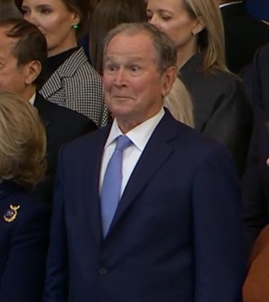 Dubya no longer that stupid prez Blank Meme Template