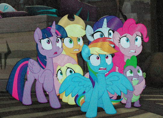 Scared My Little Ponies Blank Meme Template