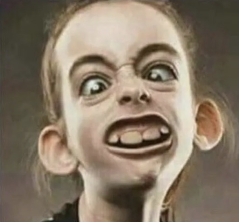 Facebook dumb person Blank Meme Template