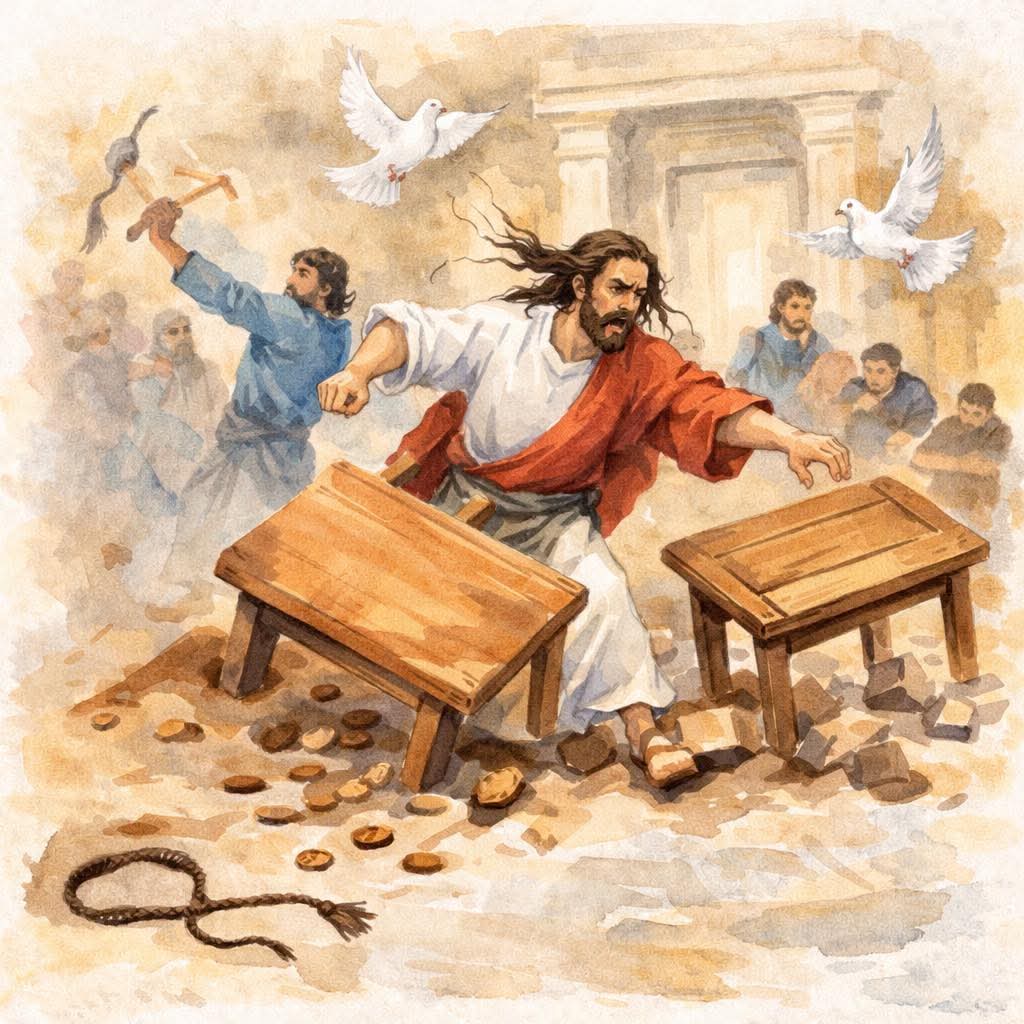 Jebus tables Blank Meme Template