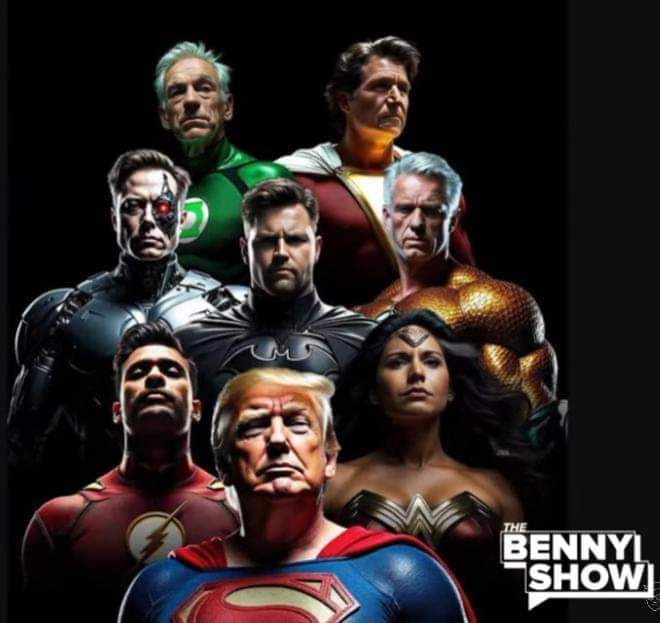 Trump Justice League Blank Meme Template