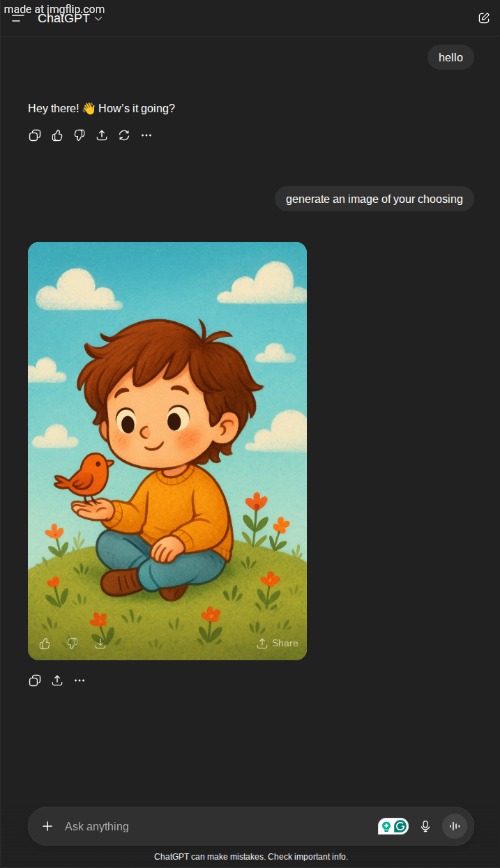 image tagged in chillgpt | made w/ Imgflip meme maker