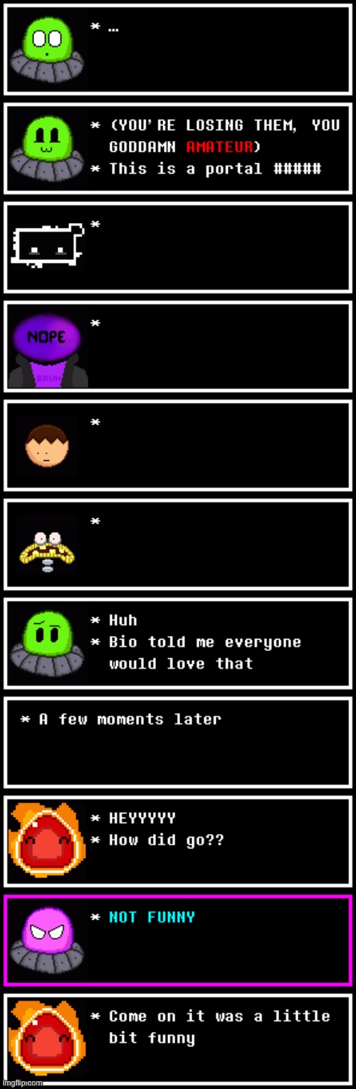 No one knows what Astro said that day | image tagged in seriously not funny bio,slimemageddon | made w/ Imgflip meme maker