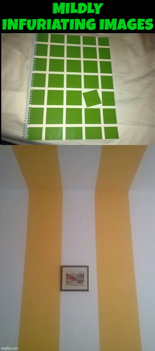 Mildly Infuriating Images | Mildly infuriating images | image tagged in ocd,dude wtf,can't unsee,just why,trolls,you crazy son of a bitch you did it | made w/ Imgflip meme maker