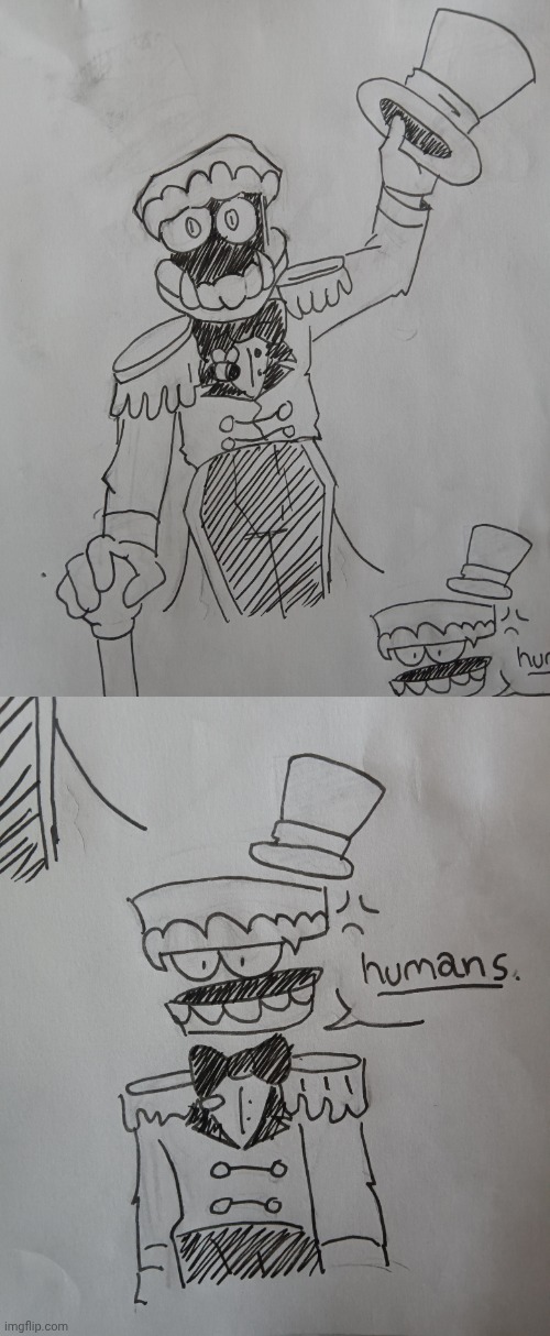 More Caine doodles! | made w/ Imgflip meme maker