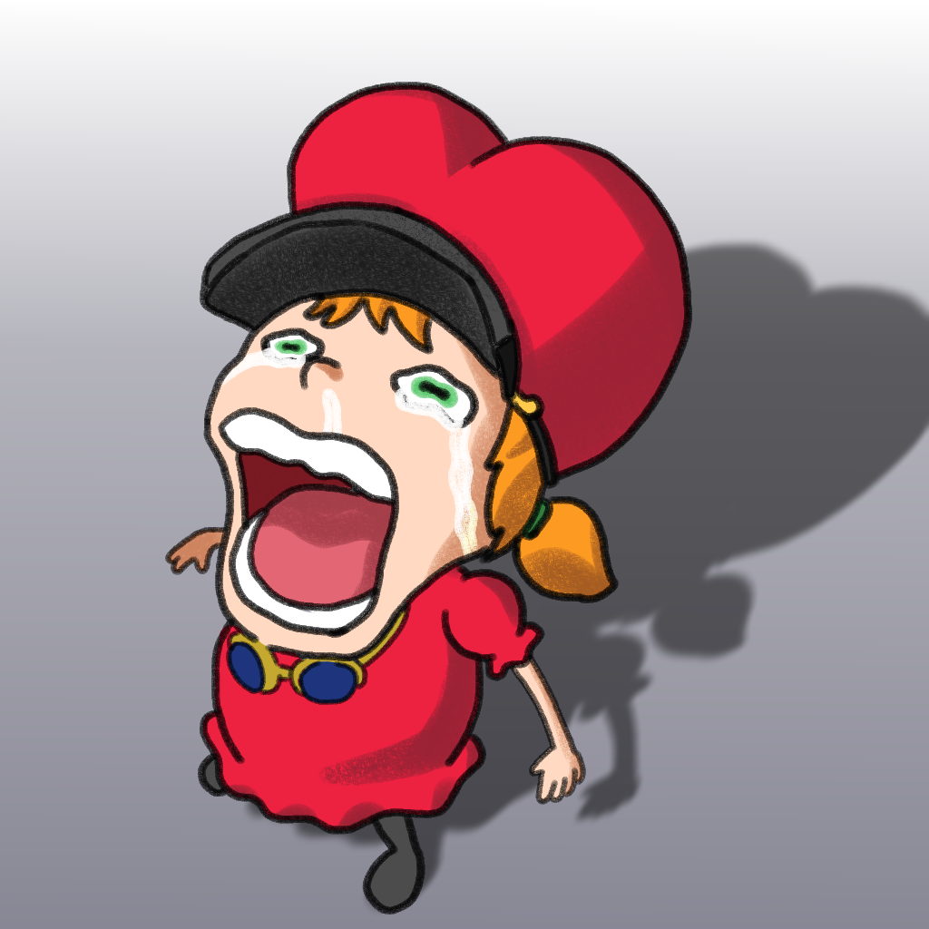 Sobbing olga Blank Meme Template