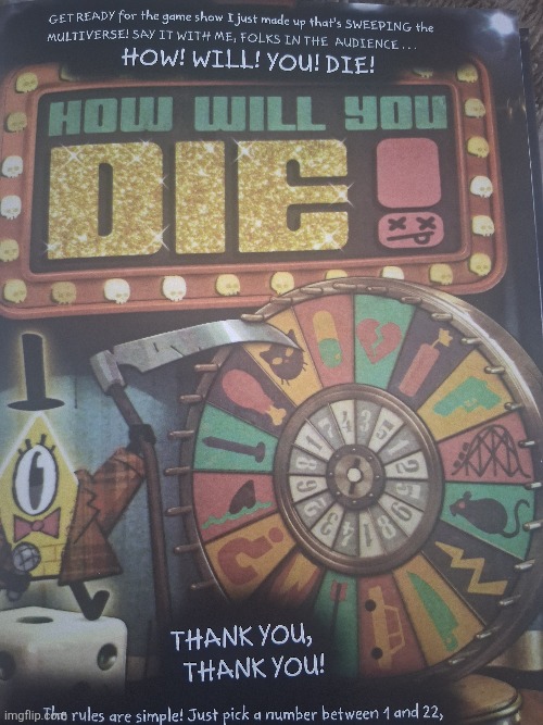 Check those comments, folks! | image tagged in bill,death wheel | made w/ Imgflip meme maker