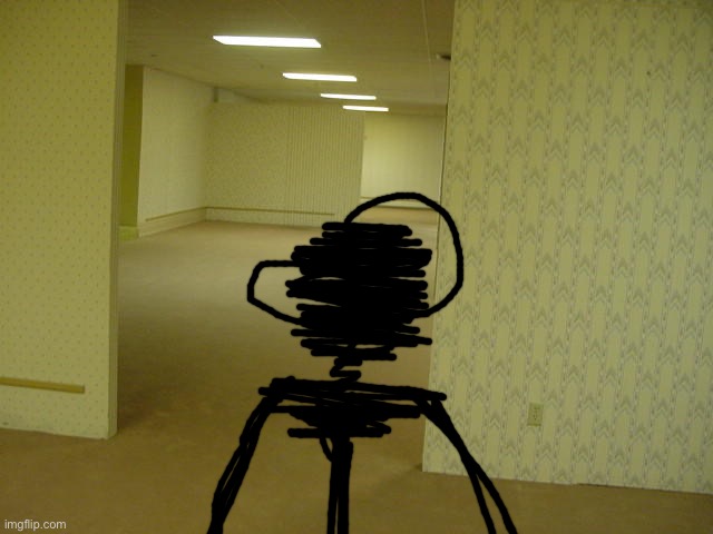 Backrooms movie leak (bacteria doing the I am Steve pose) | image tagged in the backrooms | made w/ Imgflip meme maker