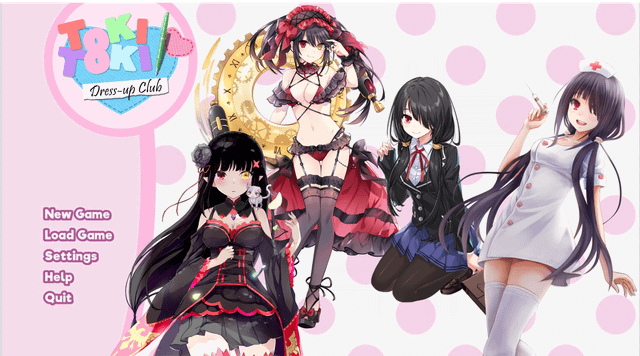 Toki Toki Dress Up Club Blank Meme Template