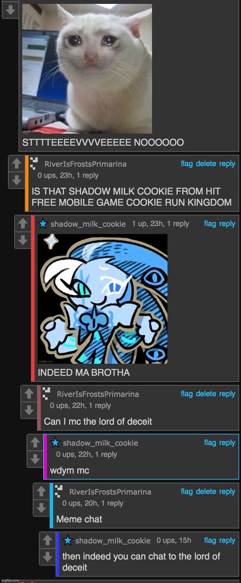 The lord of deceit has accepted the chat request, expect propoganfa spread or smth idfk | made w/ Imgflip meme maker