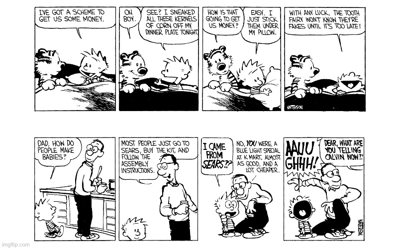 image tagged in calvin and hobbes,comics | made w/ Imgflip meme maker