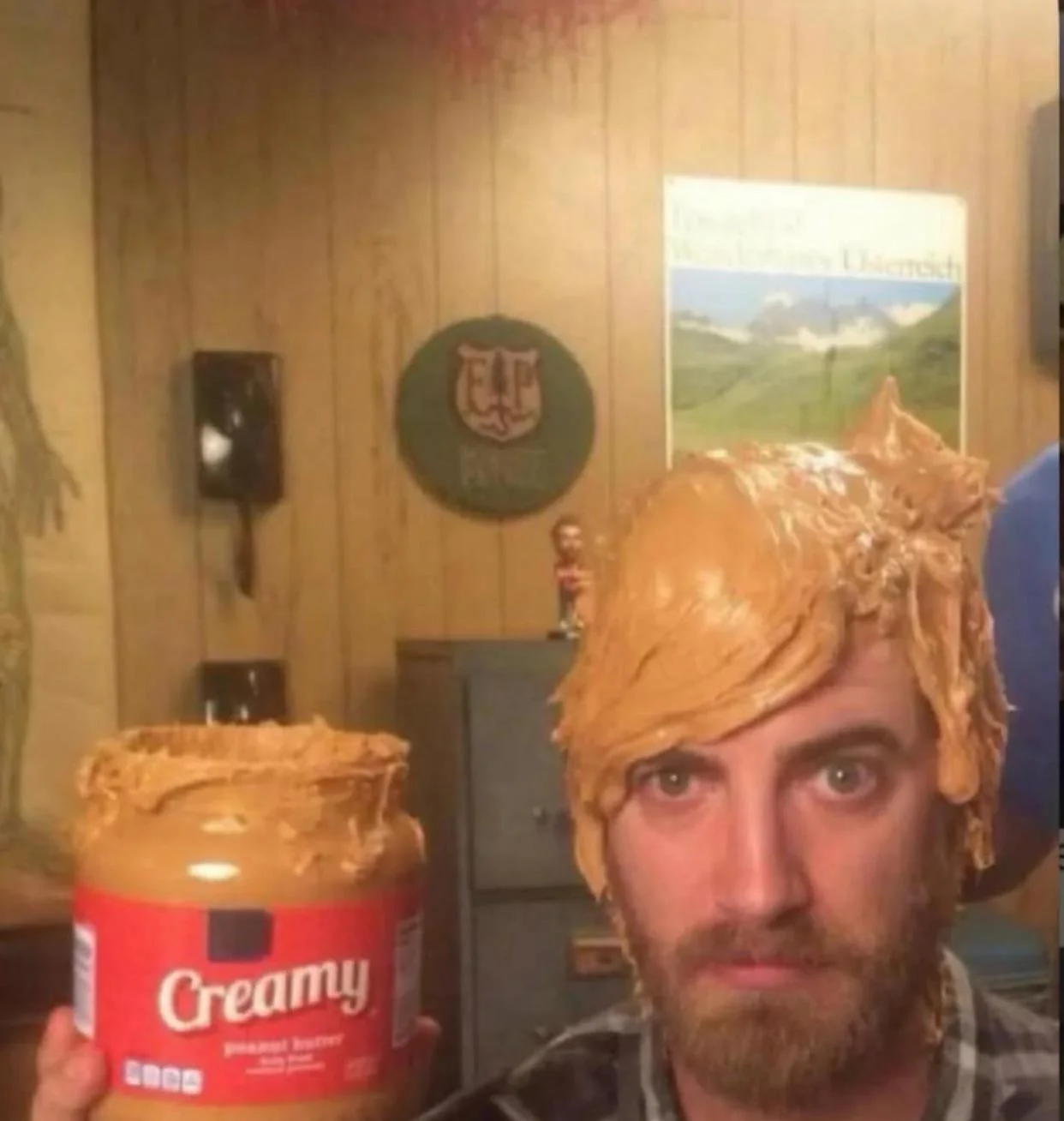 Creamy head Blank Meme Template