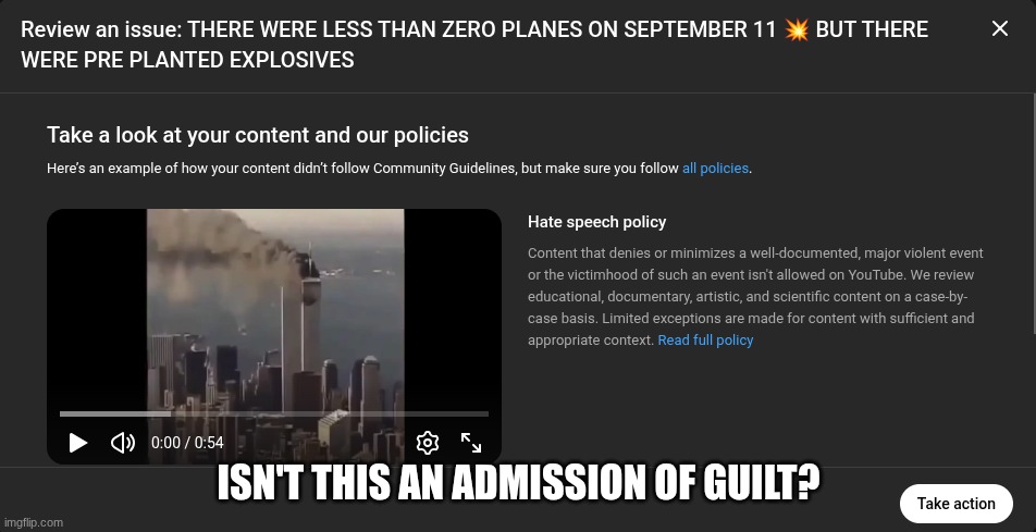 Isn't this an admission of guilt? | made w/ Imgflip meme maker