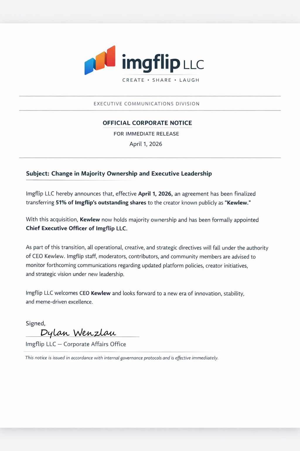 C.E.O Kewlew | image tagged in ceo,51 percent,kewlew | made w/ Imgflip meme maker