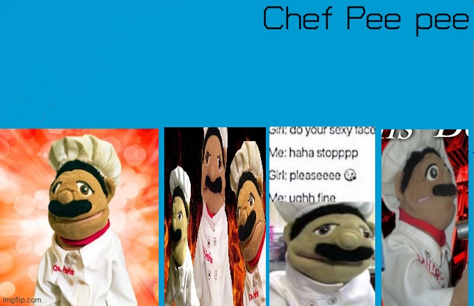 Chef pee pee | Chef Pee pee | image tagged in wheezer,chef pee pee,memes | made w/ Imgflip meme maker