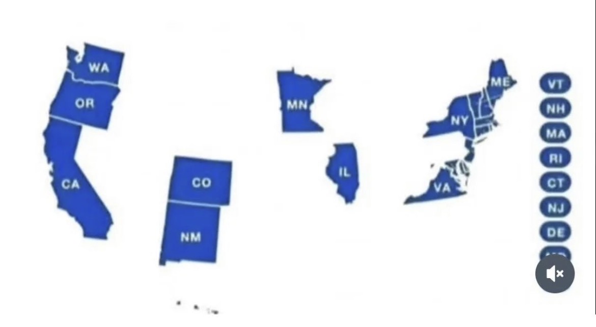 Blue States create 80% of US revenue Blank Meme Template
