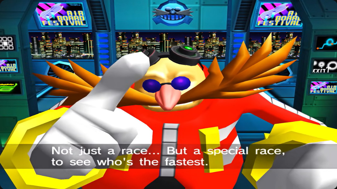 Eggman Special Race Blank Meme Template