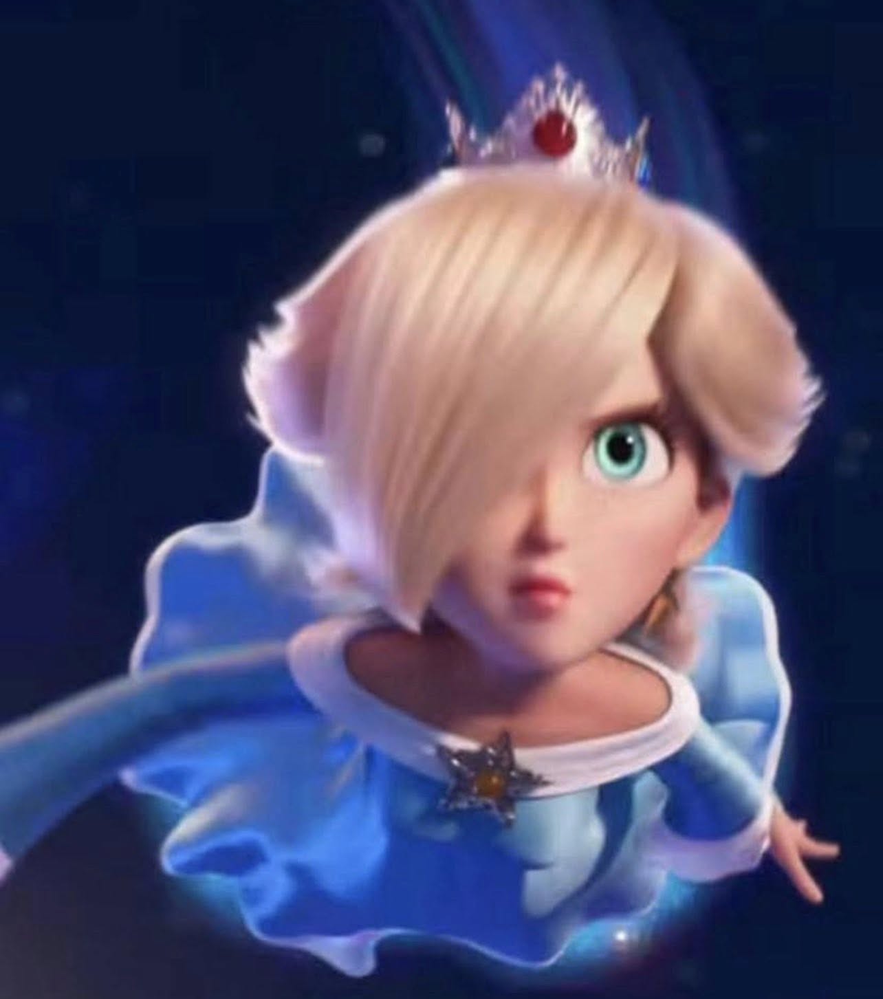 Rosalina in action Blank Meme Template