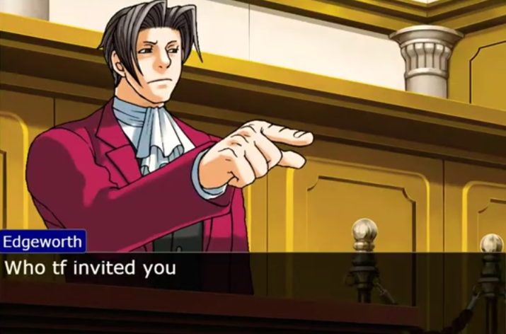 who tf invited you Blank Meme Template