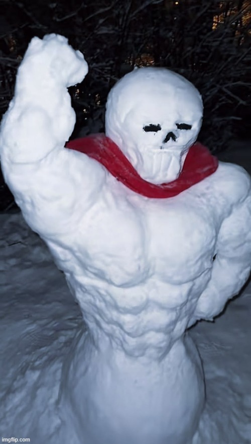 Snowman Papyrus that I found in pinterest | made w/ Imgflip meme maker