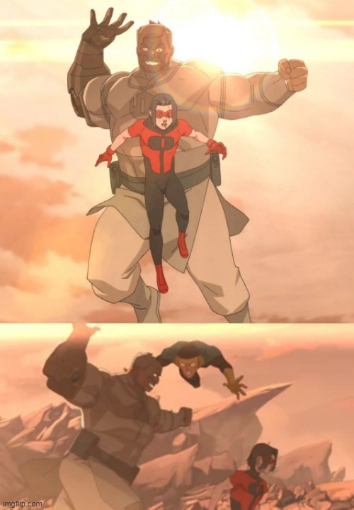 Invincible Conquest Oliver Meme | image tagged in invincible | made w/ Imgflip meme maker