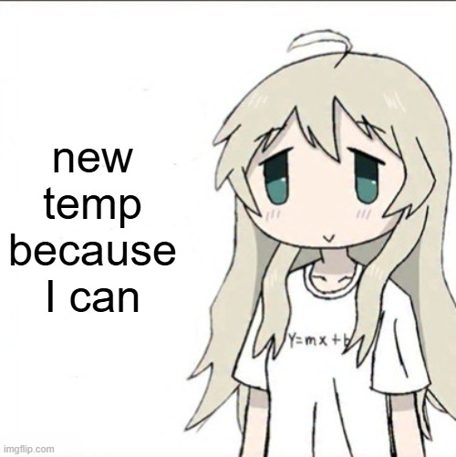 yuuri wearing a Y=mx+b shirt | new temp because I can | image tagged in yuuri wearing a y mx b shirt | made w/ Imgflip meme maker