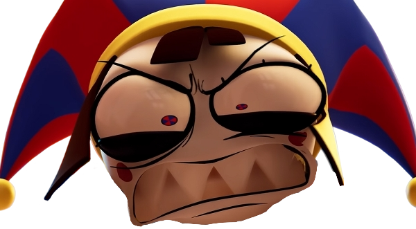 Angry Pomni Blank Meme Template