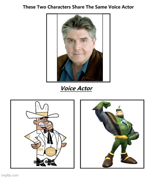 Jim Ward (R.I.P.) | image tagged in same voice actor,jim ward,fairly odd parents,ratchet and clank,nickelodeon,playstation | made w/ Imgflip meme maker