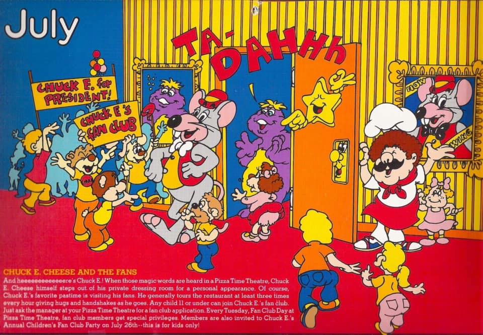 july in the pizza time theater Blank Meme Template