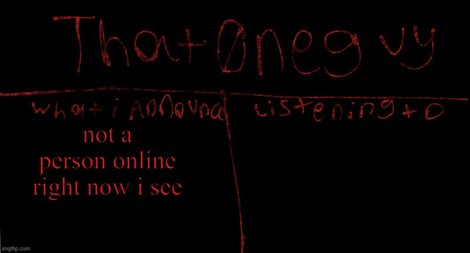 my new logo | not a person online right now i see | image tagged in my new logo | made w/ Imgflip meme maker